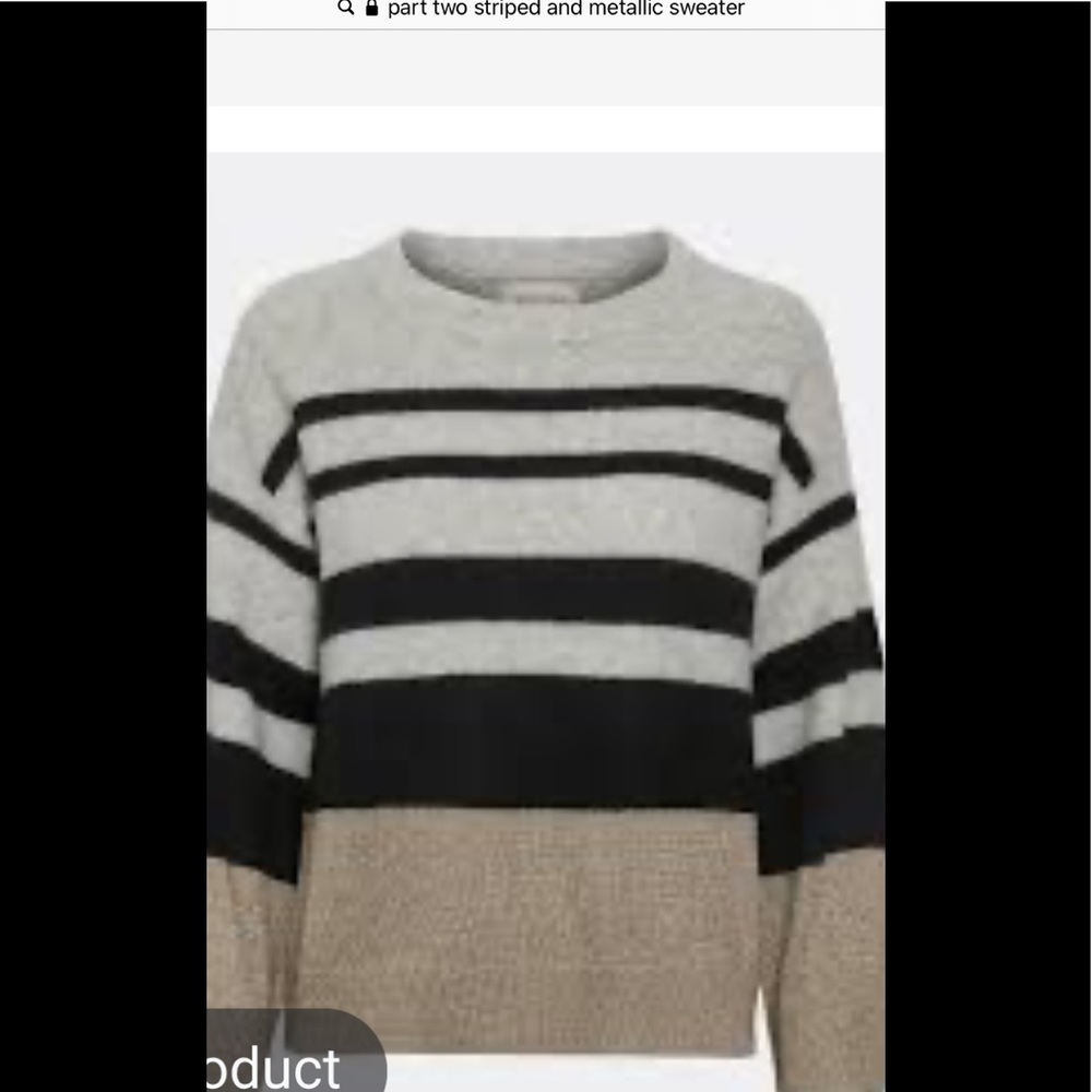 Part two for Anthropologie striped ‎ sweater NWT